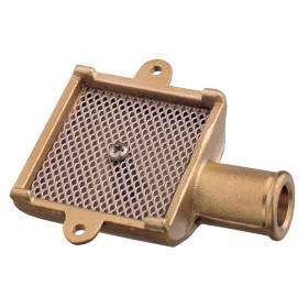 Crépine filtre en laiton Guidi | Filtration eau, fond de cale bateau | diamètre tuyau 20 ou 25 mm