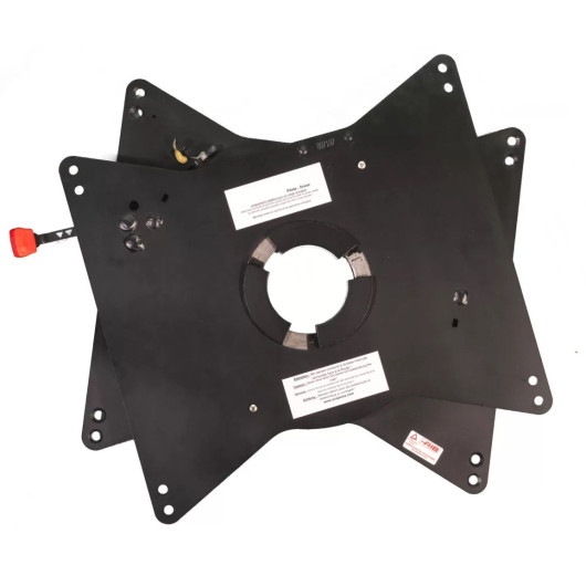 Embase pivotante V2 RIB conducteur pour van - Jumpy / Expert 3 - Frein à main au tableau de bord - décentrée