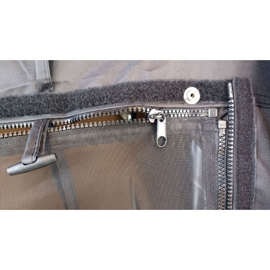 Moustiquaire porte latérale van aménagé Vanpakker C1 - VW T5/T6, Expert, Jumpy | zoom sur moustiquaire