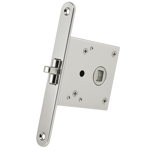 Serrure encastrée anti‑vibration Osculati pour porte fine de bateau, camping-car et véhicule aménagé