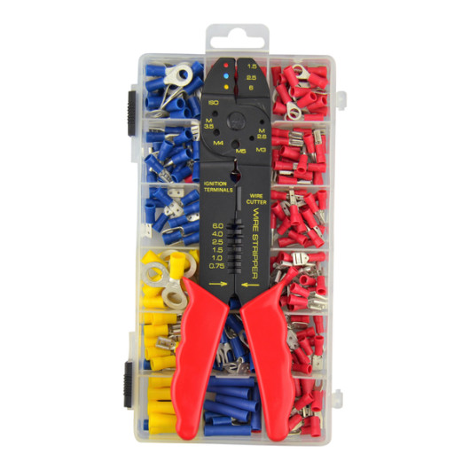 Kit de connecteurs électriques 346 pièces C Tie et pince multifonction | Kit connecteur AC-DC