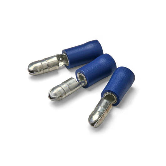 Cosses de jonction à sertir ronde mâle NINIGI pour câble électrique circuit 12/24V | Cosse bleu