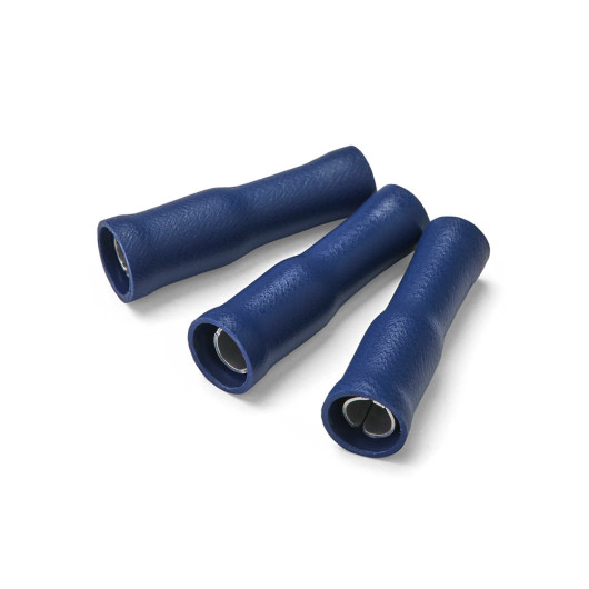 Cosses de jonction à sertir ronde femelle NINIGI pour câble électrique souple 12/24V | Cosse de jonction bleu