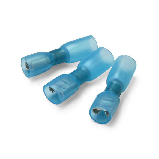 NINIGI Cosse femelle faston® 6,3 mm thermo isolé | Cosse thermo isolé bleu