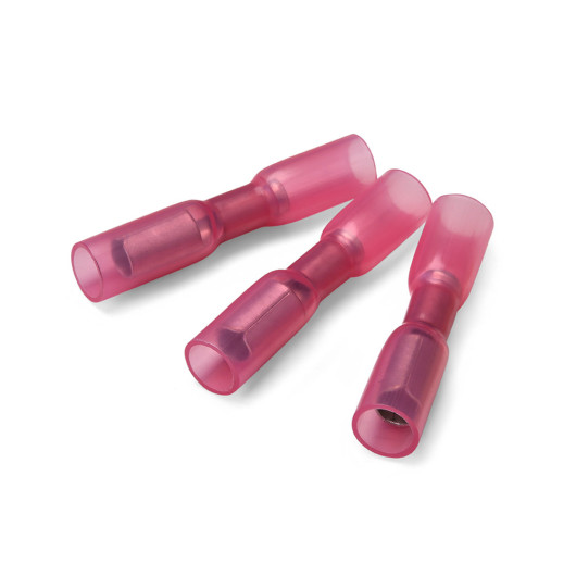 NINIGI Manchon à sertir thermo - 0,5 à 6 mm² | Manchon à sertir thermo rouge
