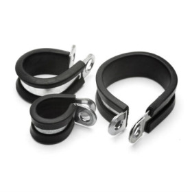 Collier de fixation C Tie en inox de 5 à 35 mm | Pour tuyaux et équipements tubulaires en van, bateau ou camping-car