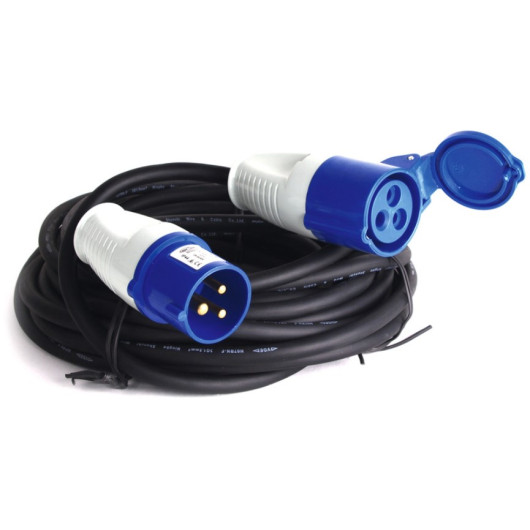 Rallonge P17 25 m 230V Carbest - alimentation secteur du camping-car, van et bateau
