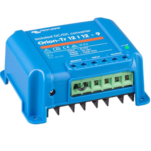 A58665-Chargeur booster Orion-Tr 12-12 - 9A isolé - dc-dc VICTRON - côté gauche