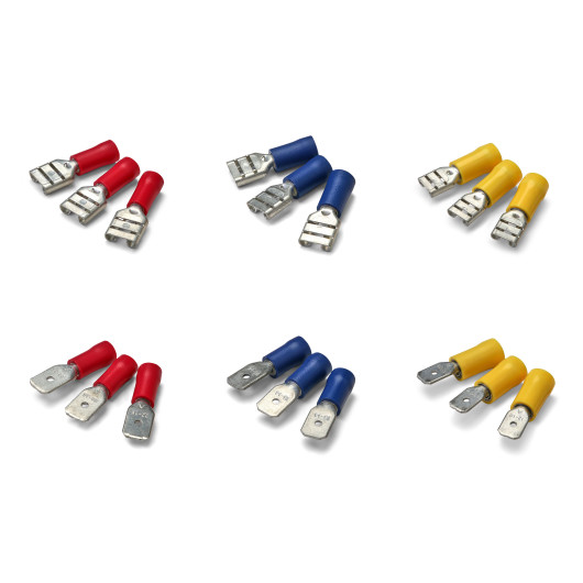 Cosse plate | Kit de connecteurs électriques 346 pièces C Tie et pince multifonction