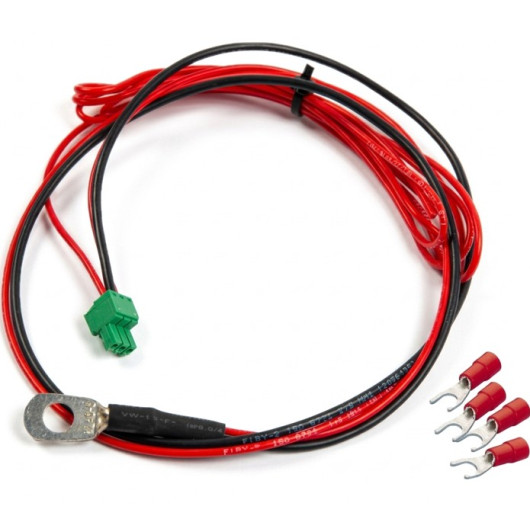 Pack accessoires booster EM Boost 20 : Sonde de température, câble de signal D+ après contact et 4 cosses à fourches câble 10mm²