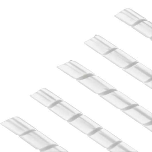 Gaine fendue C Tie transparente vendue au mètre | Gestion des câbles à bord du bateau ou fourgon aménagé