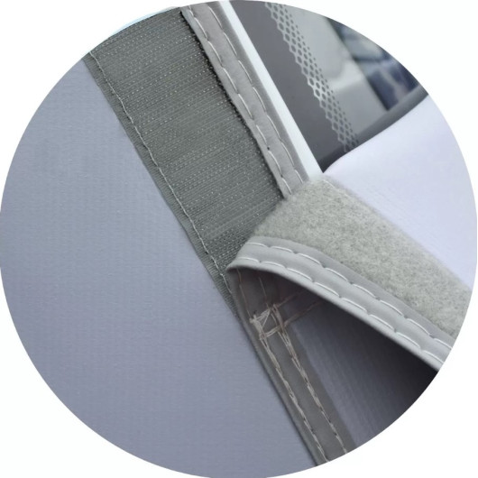 Volet isolant extérieur Thermoval Clairval pour camping-car HYMER Class S & B (Fiat) - Scratch fixation