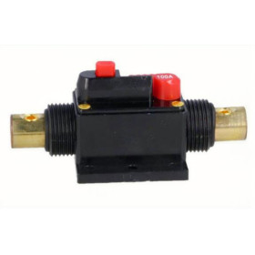 4CARMEDIA Disjoncteur avec presse-étoupe 20 à 100 A 4CARMEDIA Disjoncteur avec presse-étoupe 20 à 100A pour circuit 12 et 24V bateau et fourgon.