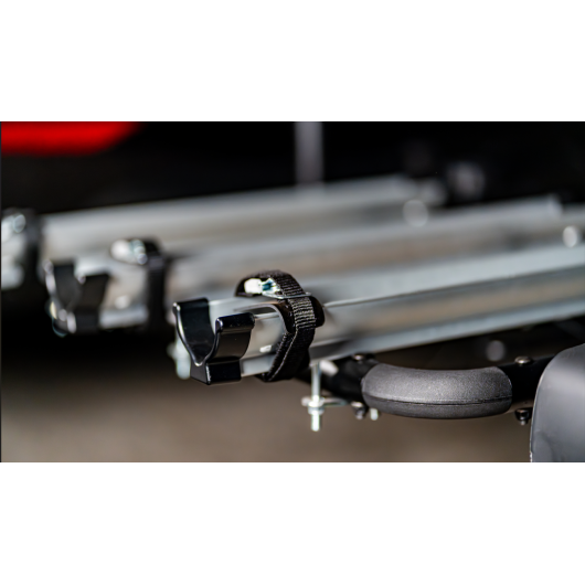 Kit 3ᵉ vélo  ReCargo Modula – photo zoom sur le rail en aluminium