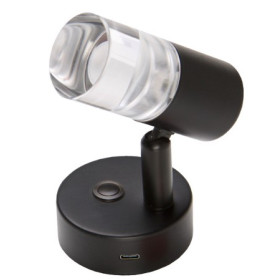 C62996- CARBEST spot LED fonction liseuse avec sortie USB-C - vu de côté sans éclairage avec port USB