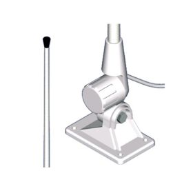 Antenne ECO VHF fibre pour vedette | 150 cm | Rotule intégré BANTEN Zoom sur la rotule | Antenne ECO VHF fibre pour vedette Banten de 150 cm avec rotule intégrée | VHF & communication bateau