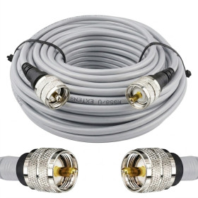 Bobine de câble RG-58 Banten avec 2 connecteurs PL-259 | Câble pour VHF