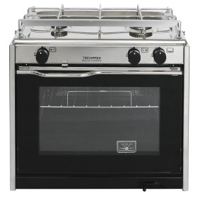 Cuisinière bateau TECHIMPEX XL2 | Réchaud 2 feux avec four et cardan - vue de profil