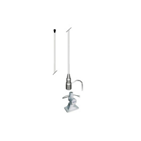 Zoom rotule de l'antenne blanche VHF en fibre Banten vedette 150 cm | VHF & communication bateau