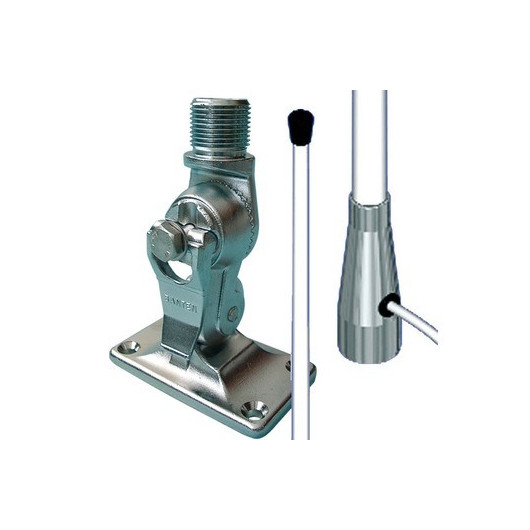 Antenne VHF en fibre Banten vedette 150 cm rotule démontable inox | VHF & communication bateau