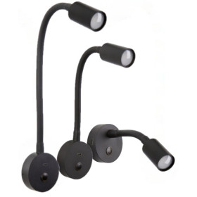 Spot liseuse colle de signe CARBEST vu gamme taille 100, 200 et 300 mm