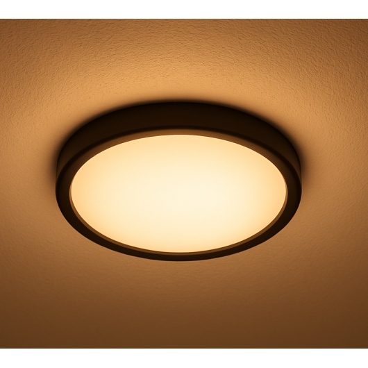 Plafonnier LED tactile Ø105 mm 12/24V CARBEST | blanc chaud