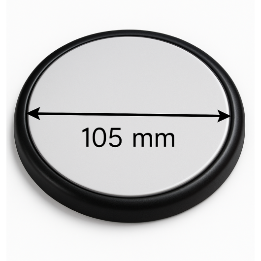 Plafonnier LED tactile Ø105 mm 12/24V CARBEST | 105 mm de diamètre
