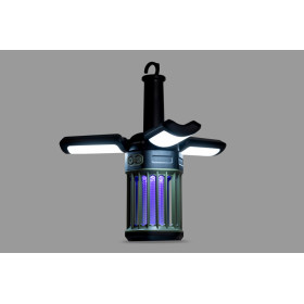 Lampe de camping Runa anti‑moustiques LED rechargeable USB‑C Carbest | DOUBLE FONCTION