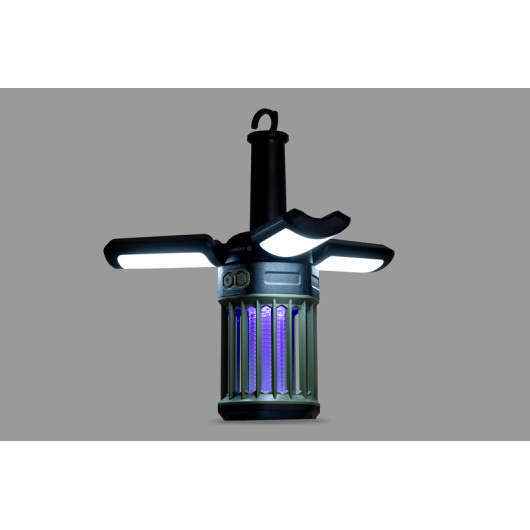 Lampe de camping Runa anti‑moustiques LED rechargeable USB‑C Carbest | DOUBLE FONCTION
