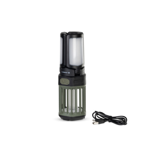 Lampe de camping Runa anti‑moustiques LED rechargeable USB‑C Carbest | Camping-car, van & bateau | avec cable de recharge USB