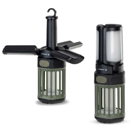 Lampe de camping Runa anti‑moustiques LED rechargeable USB‑C Carbest | 2 modes d'éclairage