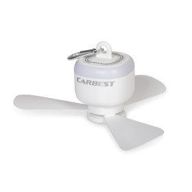Lampe avec ventilateur rechargeable Lene avec télécommande camping‑car, bateau et tiny house