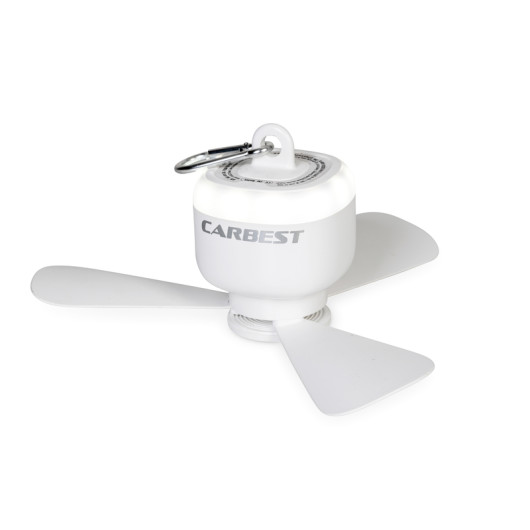 Lampe avec ventilateur rechargeable Lene avec télécommande camping‑car, bateau et tiny house|CARBEST