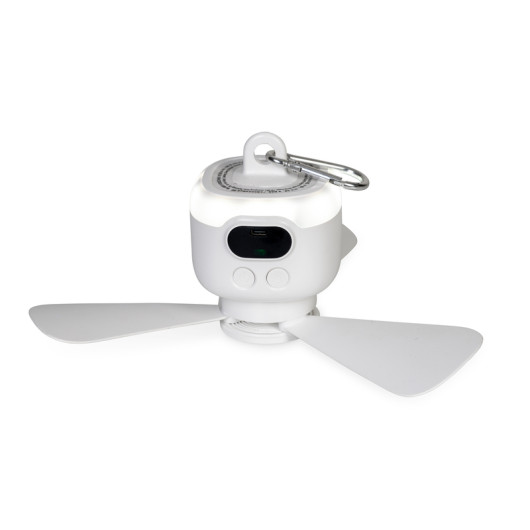 Lampe avec ventilateur rechargeable Lene avec télécommande camping‑car, bateau et tiny house|CARBEST | USB