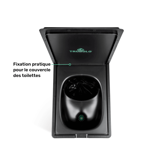 BilaBox Trobolo | Toilette sèche compacte à séparation pour van et camping-car | Couvercle