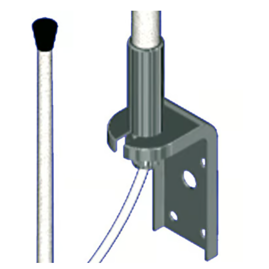 Antenne Banten VHF fibre 150 cm pour voilier avec câble de 25 m | Antennes VHF fixe | Fixation
