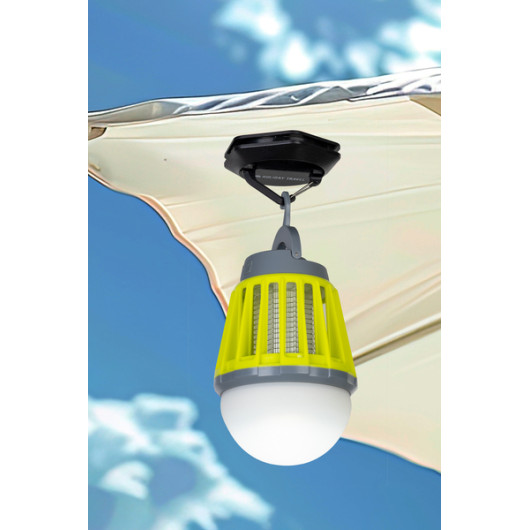 Support magnétique pour éclairage extérieur HT | Fixation lampe camping-car & van ou bateau | lanterne extérieur
