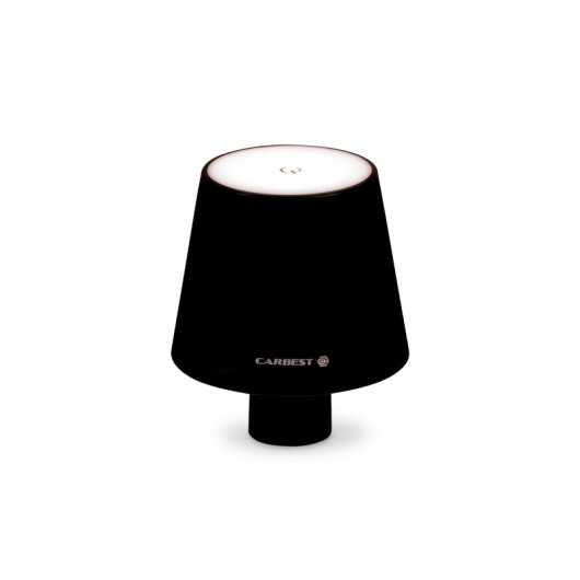 Lampe pour bouteille Clara rechargeable Carbest | ambiance soirée outdoor