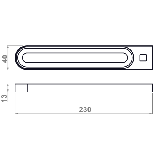 Applique LED 12 V Furnika - éclairage bateau, camping-car, fourgon & van aménagé - H2R Equipements