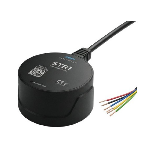 C62888- Jauge radar de reservoir STR1 universel - SIMARINE - vu de côté avec câble