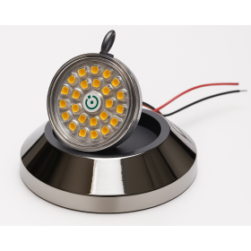 Spot LED orientable chrome 12V 4000K dimatec | Éclairage camping-car & van, bateau et tiny house