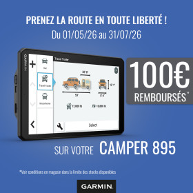GARMIN Camper 895 - GPS pour camping-car, fourgon et van aménagé
