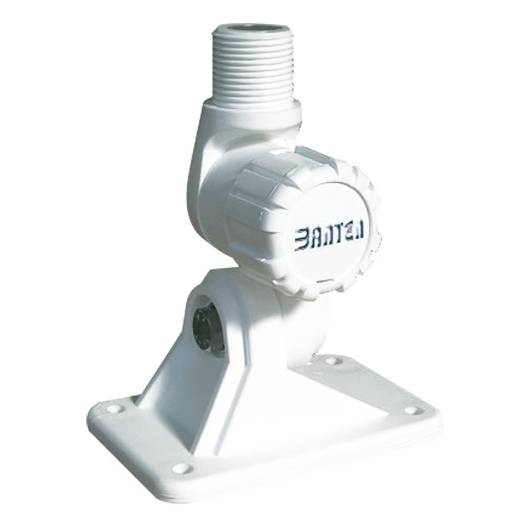 Rotule articulée 1" avec 2 axes Banten Plastique blanc | Accessoires antennes et VHF