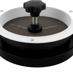 VETUS Dartagnan Noir | Aérateur passif champignon inox pour van, camping‑car & bateau | black edition