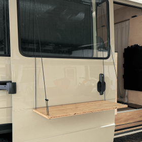 Tablette suspendue pour porte de van aménagé Doorboard Boxio | Aménagement fourgon & van