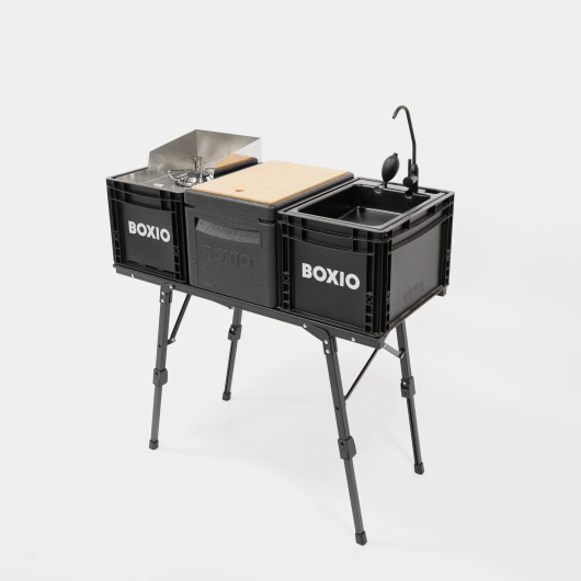 Table modulable pour van, camping‑car & CarLife Boxio | Equipements camping & van aménagé | Modulaire