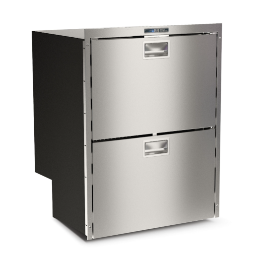 Réfrigérateur double tiroir DW180 OCX2 RFX Vitrifrigo | idéal nautisme et véhicule aménagé | finition inox