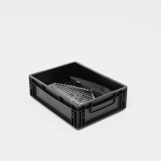 Barbecue compact au charbon Fire Pack Boxio | Brasero pour camping, van aménagé & CarLife | Rangement