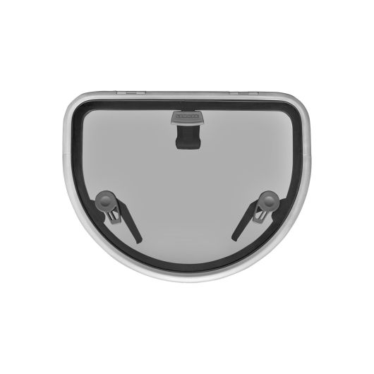 Panneau de pont en D Lewmar Low Profile taille 51 vue de dessus | Hublot & panneau de pont de grande qualité pour bateau