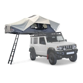 FRONT RUNNER Tente de toit Feather-Lite II Tente de toit 2 personnes souple Front Runner | Couchage pour roadrip en voiture ou en van aménagé